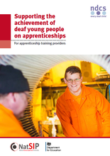 Supporting the achievement for deaf young people on apprenticeships