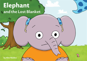 Cover of 'Elephant and the Lost Blanket' with an elephant on it