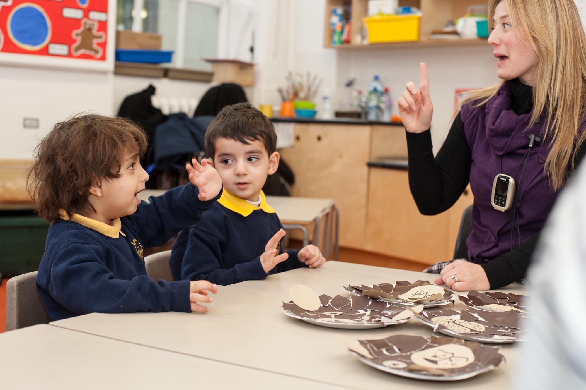 deaf children