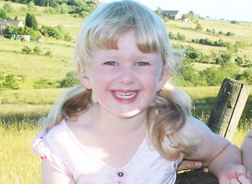 Deaf child in a field