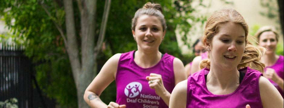 National Deaf Children's Society runners 