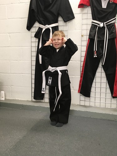 Martial arts has helped Billy-Joe's confidence.