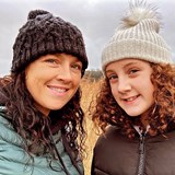 Kristy and her daughter Ffion-Haf (12)