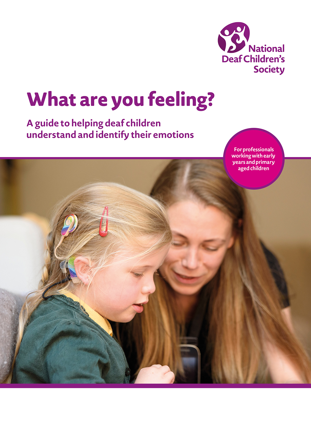 What are you feeling? A guide to help deaf children understand and identify their emotions