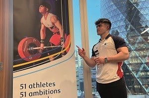 Jacob (20) who is profoundly deaf and is an Olympic weightlifter