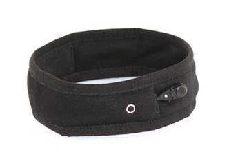 junior stirnband schwarz rund